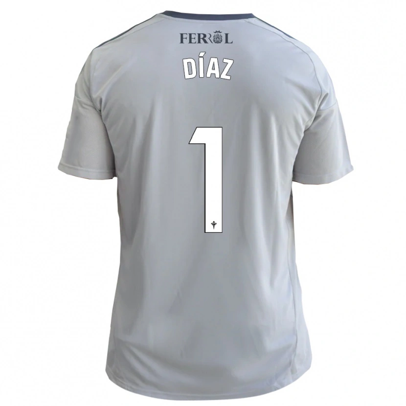 Danxen Homme Maillot Lucas Díaz #1 Gris Argent Tenues Extérieur 2025/26 T-Shirt