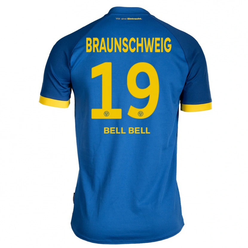 Danxen Homme Maillot Leon Bell Bell #19 Bleu Royal Jaune Tenues Extérieur 2025/26 T-Shirt