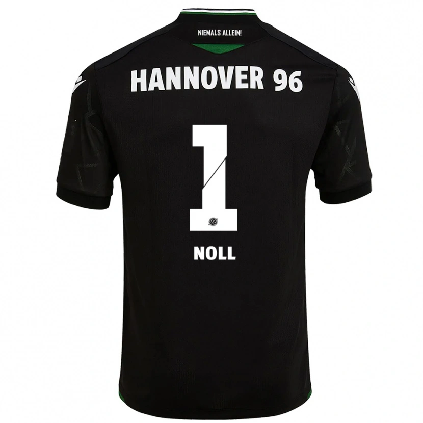Danxen Homme Maillot Nahuel Noll #1 Noir Vert Tenues Extérieur 2025/26 T-Shirt