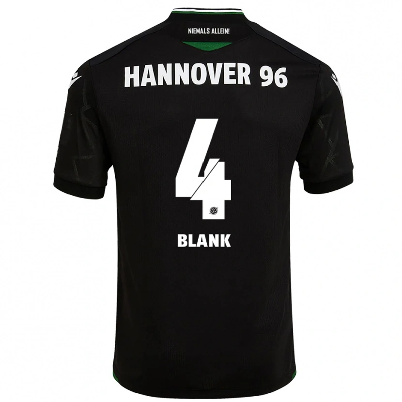 Danxen Homme Maillot Hendry Blank #4 Noir Vert Tenues Extérieur 2025/26 T-Shirt