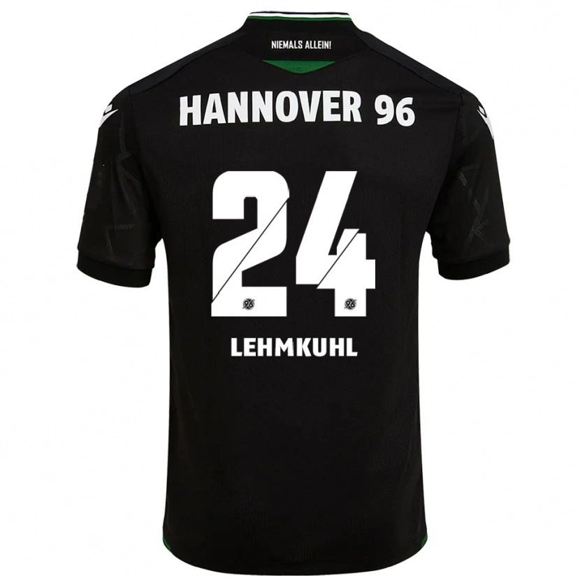 Danxen Homme Maillot Camillo Lehmkuhl #24 Noir Vert Tenues Extérieur 2025/26 T-Shirt