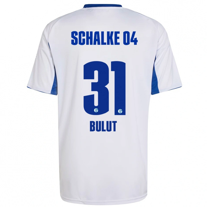 Danxen Homme Maillot Taylan Bulut #31 Blanc Bleu Tenues Extérieur 2025/26 T-Shirt