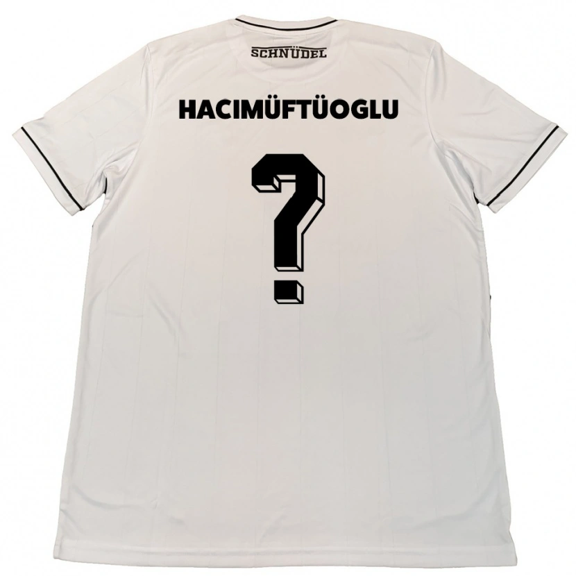 Danxen Homme Maillot Belinay Hacimüftüoglu #0 Blanc Noir Tenues Extérieur 2025/26 T-Shirt