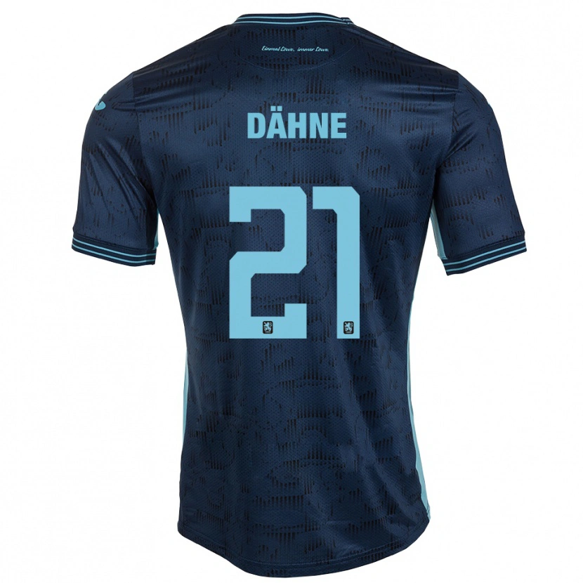 Danxen Homme Maillot Thomas Dähne #21 Bleu Royal Tenues Extérieur 2025/26 T-Shirt