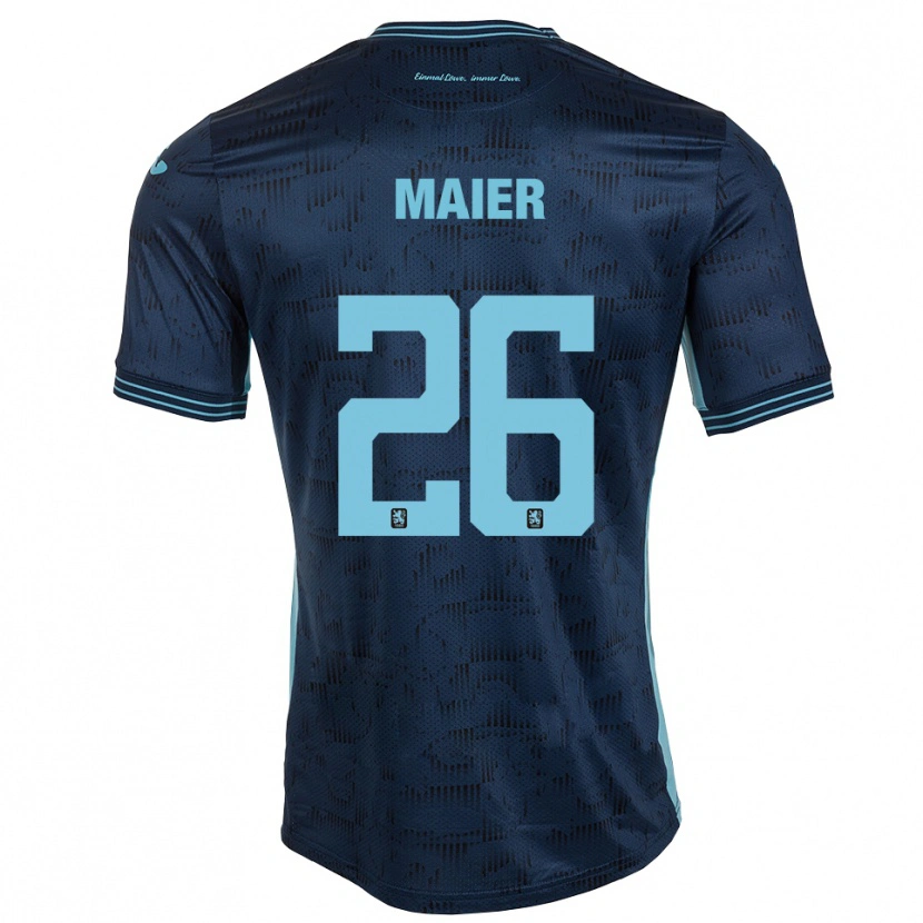 Danxen Homme Maillot Philipp Maier #26 Bleu Royal Tenues Extérieur 2025/26 T-Shirt