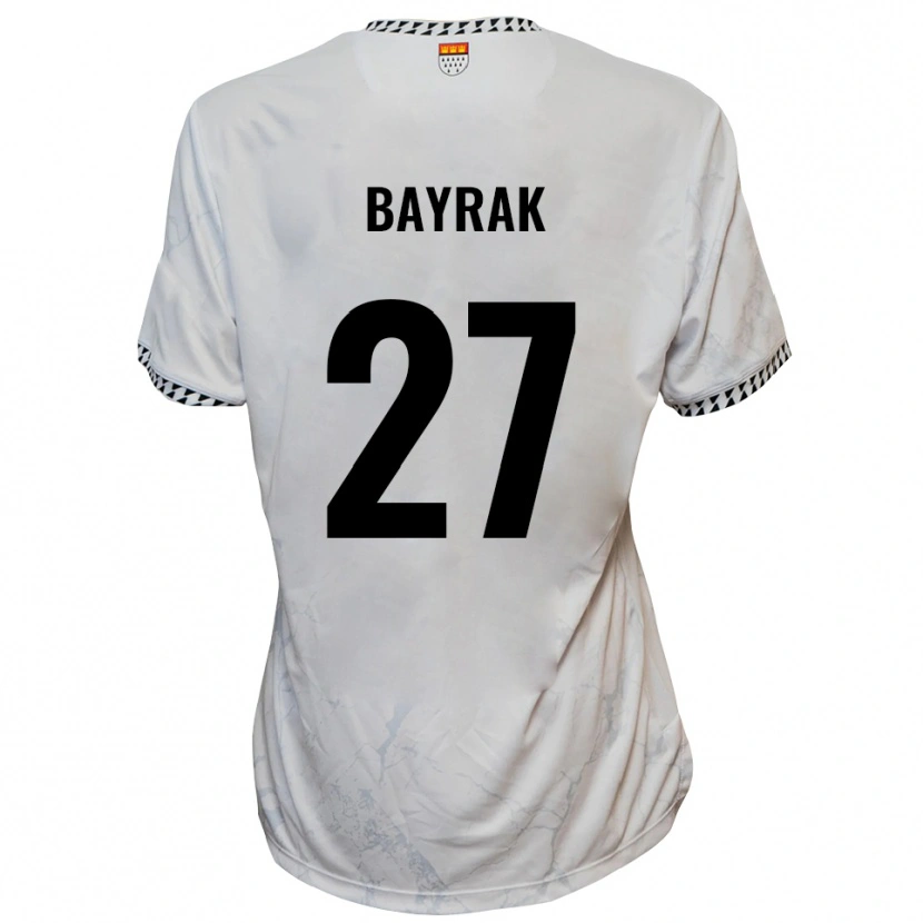 Danxen Homme Maillot Boran Bayrak #27 Blanc Noir Tenues Extérieur 2025/26 T-Shirt