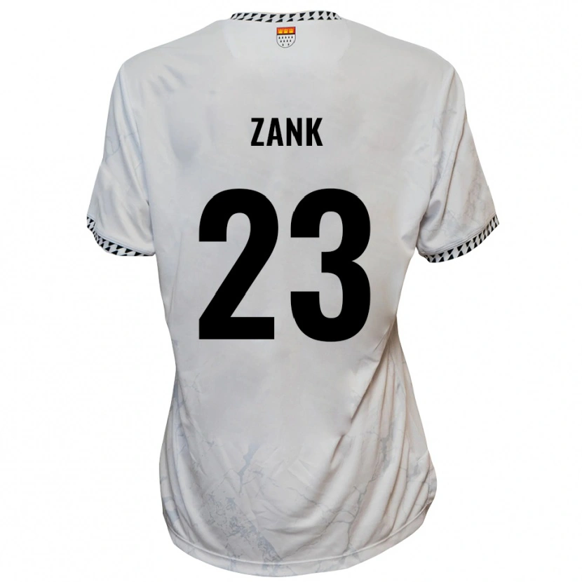 Danxen Homme Maillot Benjamin Zank #23 Blanc Noir Tenues Extérieur 2025/26 T-Shirt