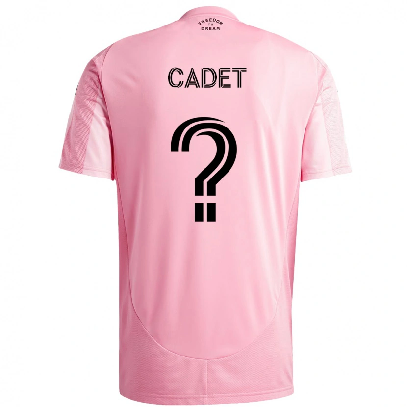 Danxen Enfant Maillot Zidane Cadet #0 Noir Rose Tenues Domicile 2025/26 T-Shirt