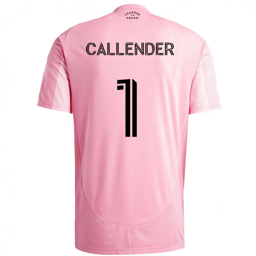 Danxen Enfant Maillot Drake Callender #1 Rose Noir Tenues Domicile 2025/26 T-Shirt