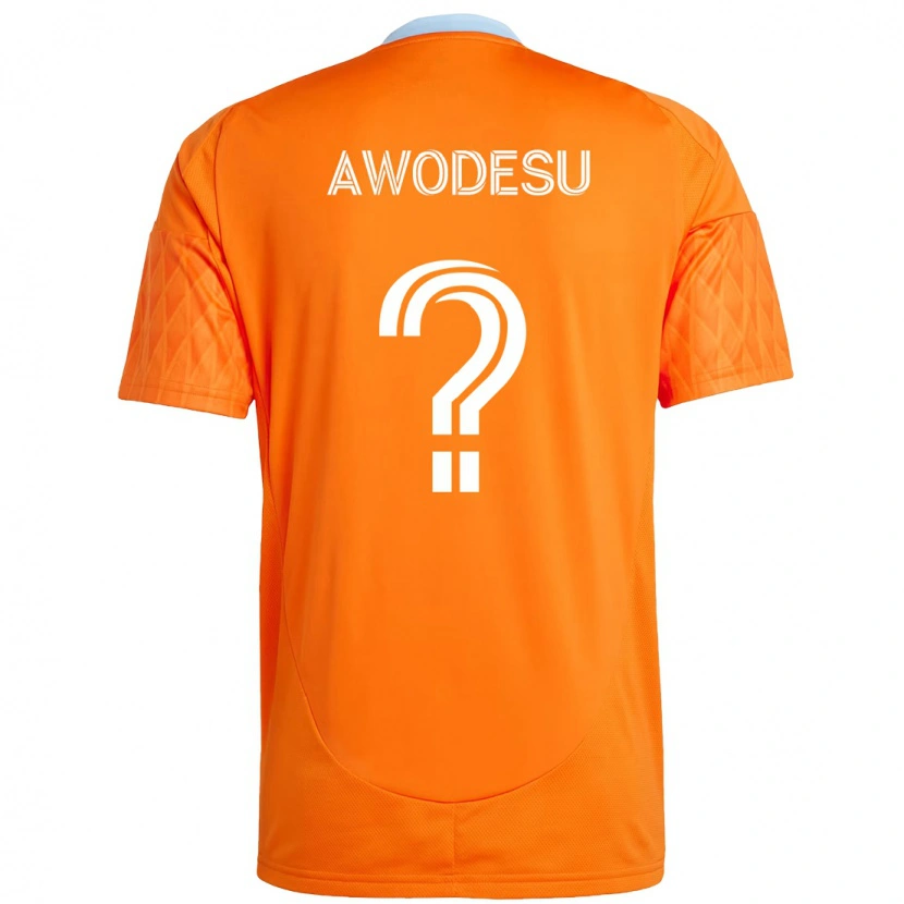 Danxen Enfant Maillot Femi Awodesu #0 Violet Orange Tenues Domicile 2025/26 T-Shirt