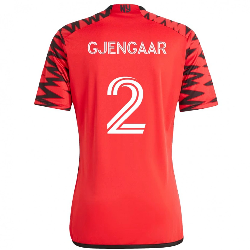 Danxen Enfant Maillot Dennis Gjengaar #2 Beige Noir Tenues Domicile 2025/26 T-Shirt