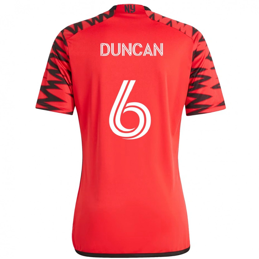 Danxen Enfant Maillot Kyle Duncan #6 Beige Noir Tenues Domicile 2025/26 T-Shirt