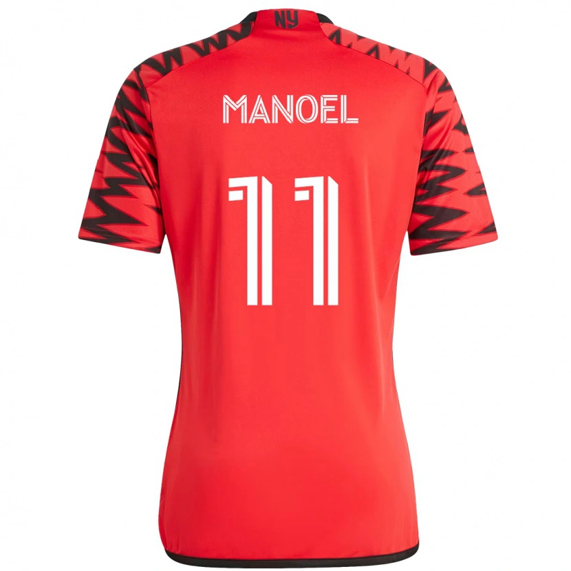 Danxen Enfant Maillot Elias Manoel #11 Beige Noir Tenues Domicile 2025/26 T-Shirt