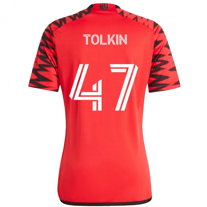 Danxen Enfant Maillot John Tolkin #47 Beige Noir Tenues Domicile 2025/26 T-Shirt