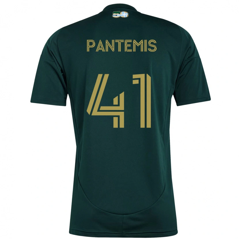 Danxen Enfant Maillot James Pantemis #41 Noir Marron Tenues Domicile 2025/26 T-Shirt