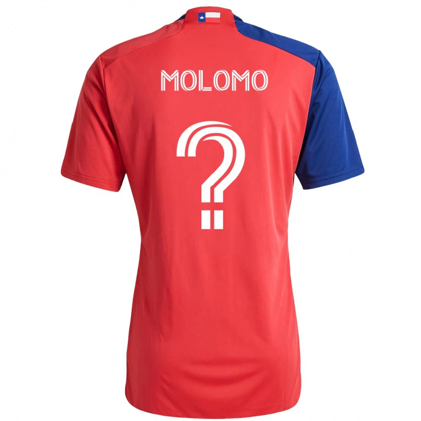 Danxen Enfant Maillot Zach Molomo #0 Bleu Clair Rouge Tenues Domicile 2025/26 T-Shirt