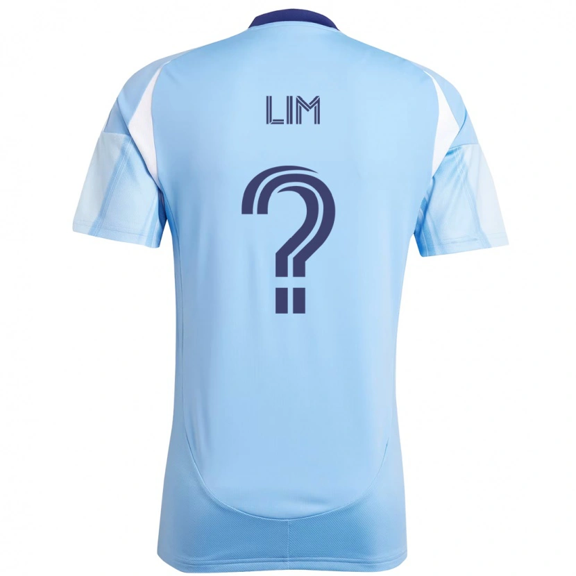 Danxen Enfant Maillot Evan Lim #0 Bleu Clair Tenues Domicile 2025/26 T-Shirt