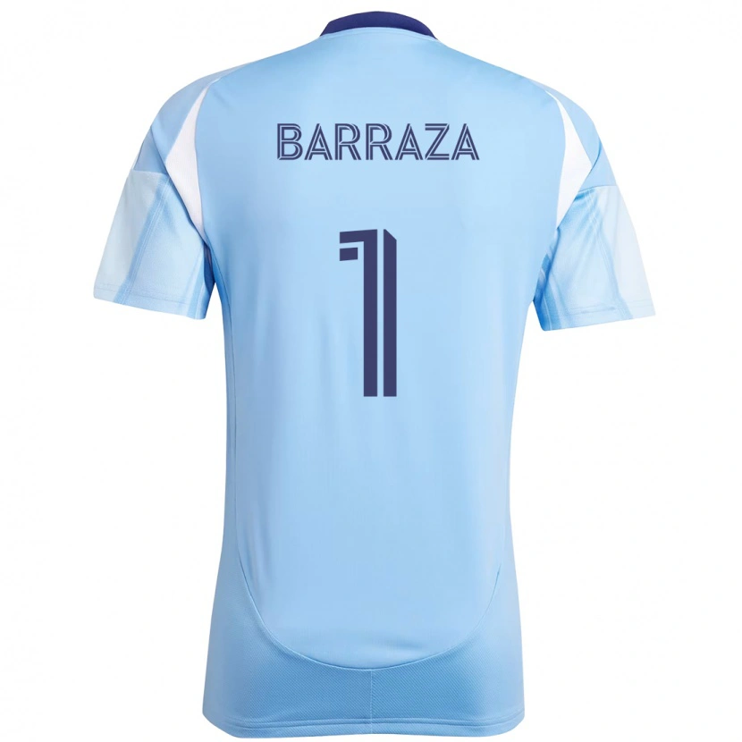 Danxen Enfant Maillot Luis Barraza #1 Bleu Clair Tenues Domicile 2025/26 T-Shirt