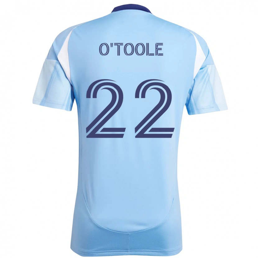 Danxen Enfant Maillot Kevin O'toole #22 Bleu Clair Tenues Domicile 2025/26 T-Shirt