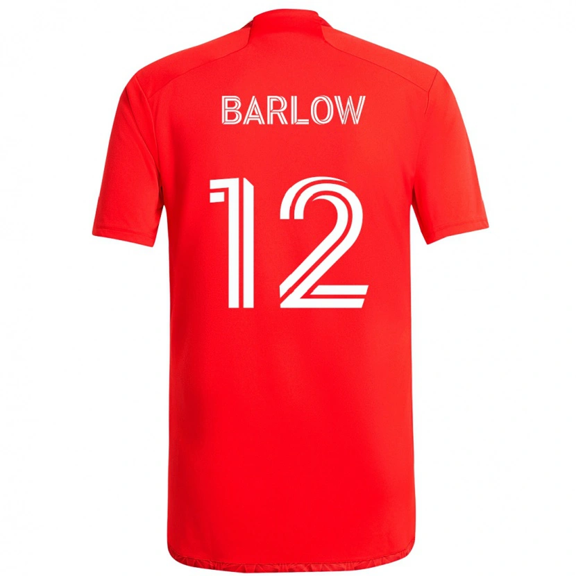 Danxen Enfant Maillot Tom Barlow #12 Bleu Ciel Clair Bleu Tenues Domicile 2025/26 T-Shirt
