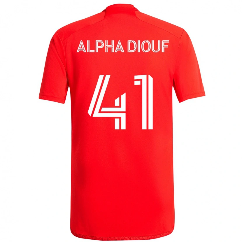 Danxen Enfant Maillot Jean Alpha Diouf #41 Bleu Ciel Clair Bleu Tenues Domicile 2025/26 T-Shirt