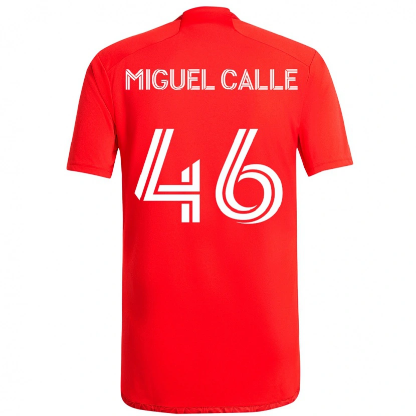 Danxen Enfant Maillot Juan Miguel Calle #46 Bleu Ciel Clair Bleu Tenues Domicile 2025/26 T-Shirt