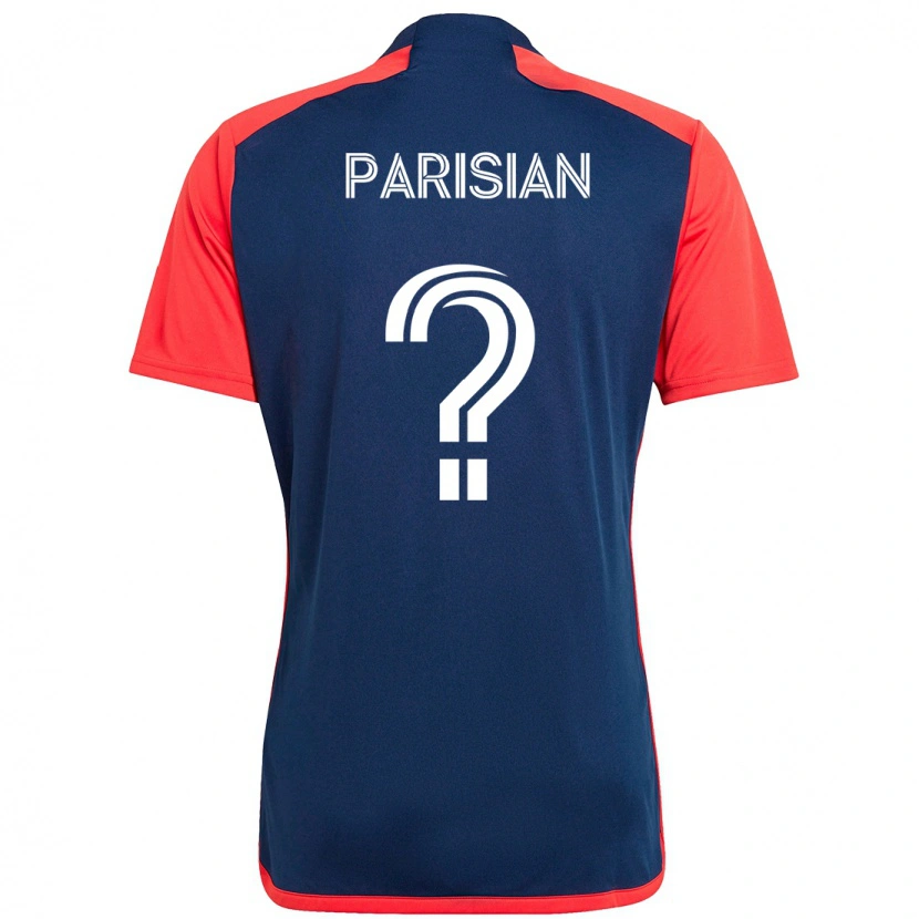 Danxen Enfant Maillot Donovan Parisian #0 Blanc Bleu Tenues Domicile 2025/26 T-Shirt