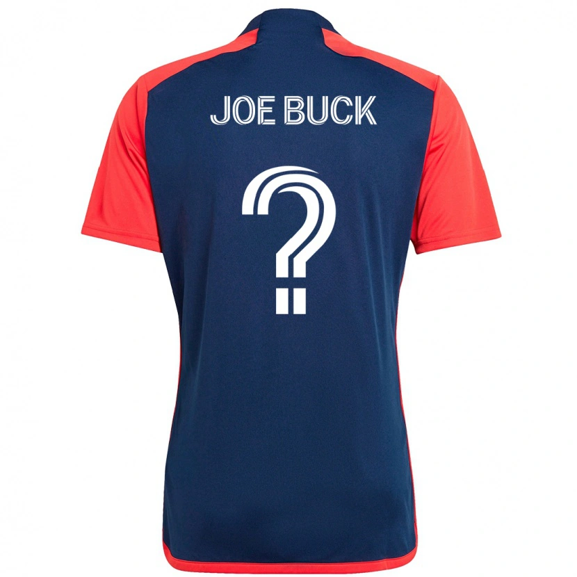 Danxen Enfant Maillot Joe Buck #0 Blanc Bleu Tenues Domicile 2025/26 T-Shirt