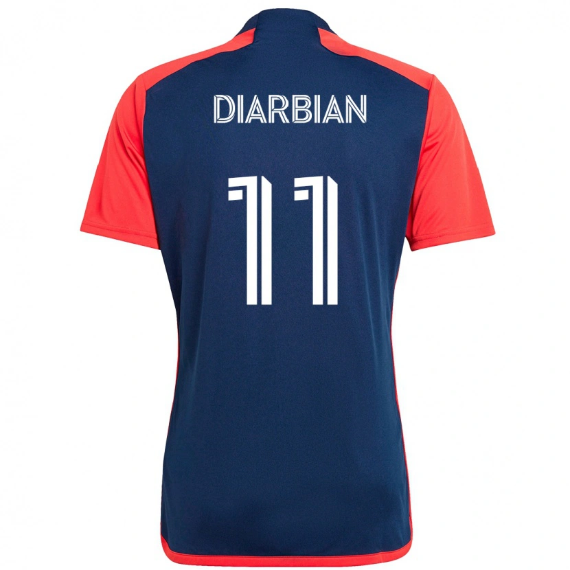 Danxen Enfant Maillot Gevork Diarbian #11 Blanc Bleu Tenues Domicile 2025/26 T-Shirt