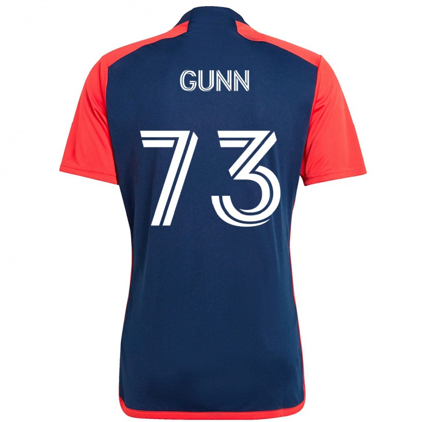 Danxen Enfant Maillot Jd Gunn #73 Blanc Bleu Tenues Domicile 2025/26 T-Shirt