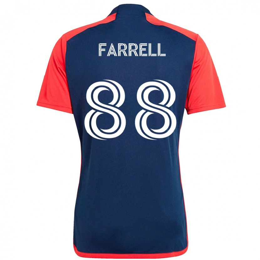 Danxen Enfant Maillot Andrew Farrell #88 Blanc Bleu Tenues Domicile 2025/26 T-Shirt