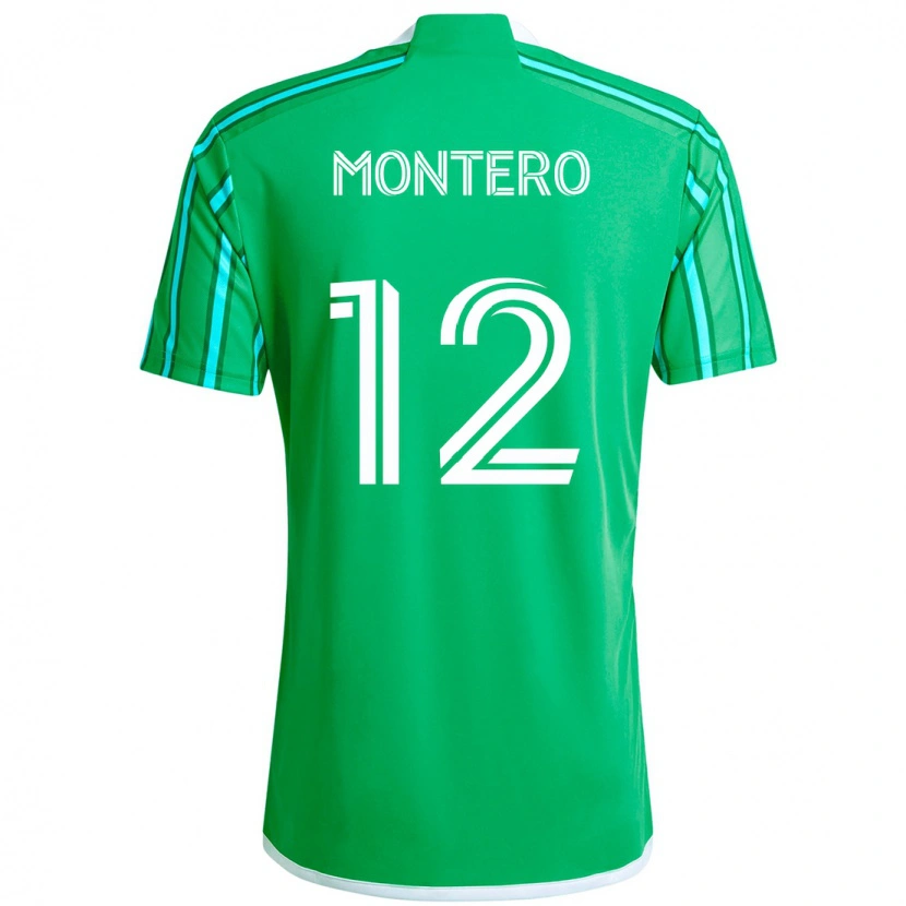 Danxen Enfant Maillot Fredy Montero #12 Bleu Clair Tenues Domicile 2025/26 T-Shirt