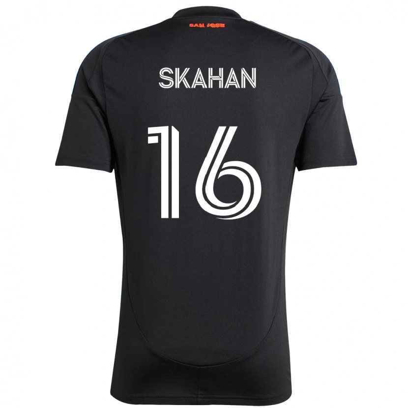Danxen Enfant Maillot Jack Skahan #16 Blanc Rouge Tenues Domicile 2025/26 T-Shirt