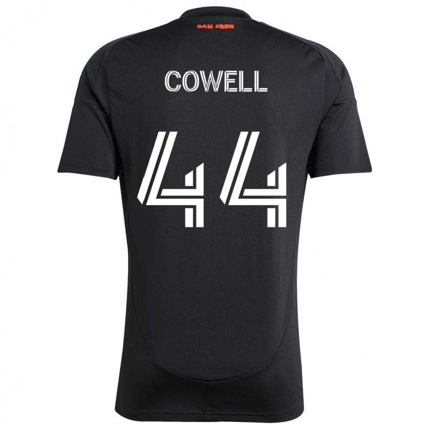 Danxen Enfant Maillot Chance Cowell #44 Blanc Rouge Tenues Domicile 2025/26 T-Shirt