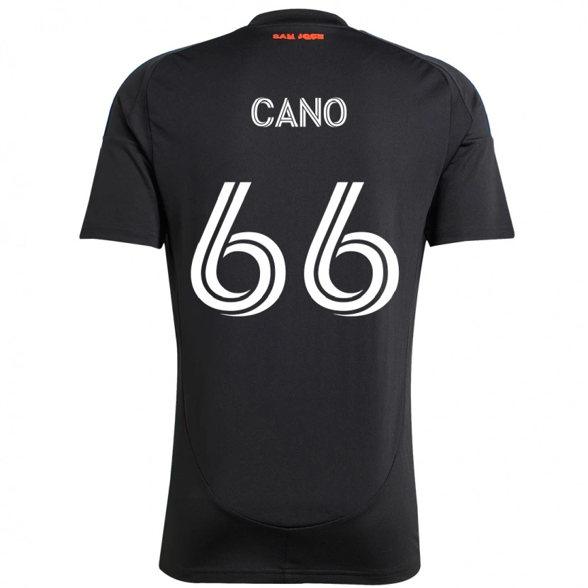 Danxen Enfant Maillot Alejandro Cano #66 Noir Bleu Foncé Tenues Domicile 2025/26 T-Shirt