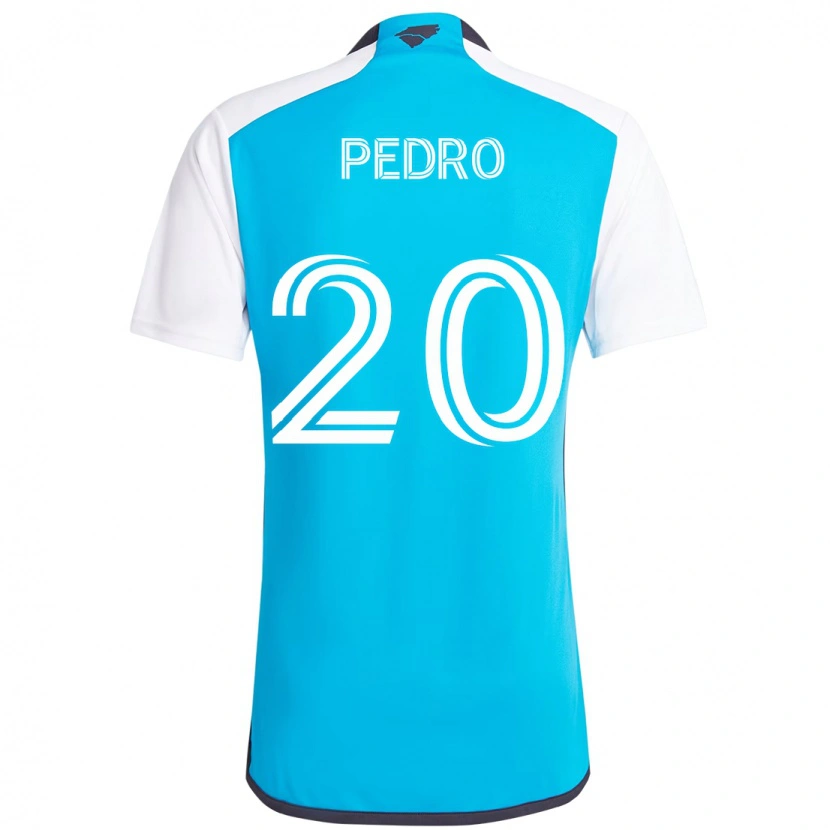 Danxen Enfant Maillot João Pedro #20 Bleu Ciel Blanc Tenues Domicile 2025/26 T-Shirt