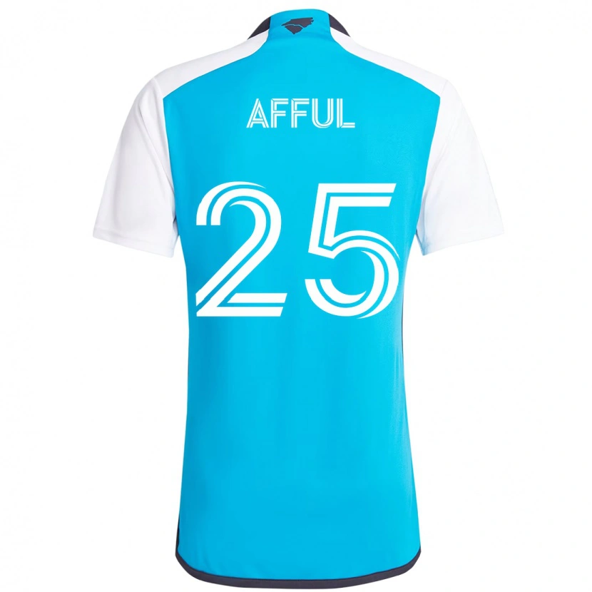 Danxen Enfant Maillot Harrison Afful #25 Bleu Ciel Blanc Tenues Domicile 2025/26 T-Shirt