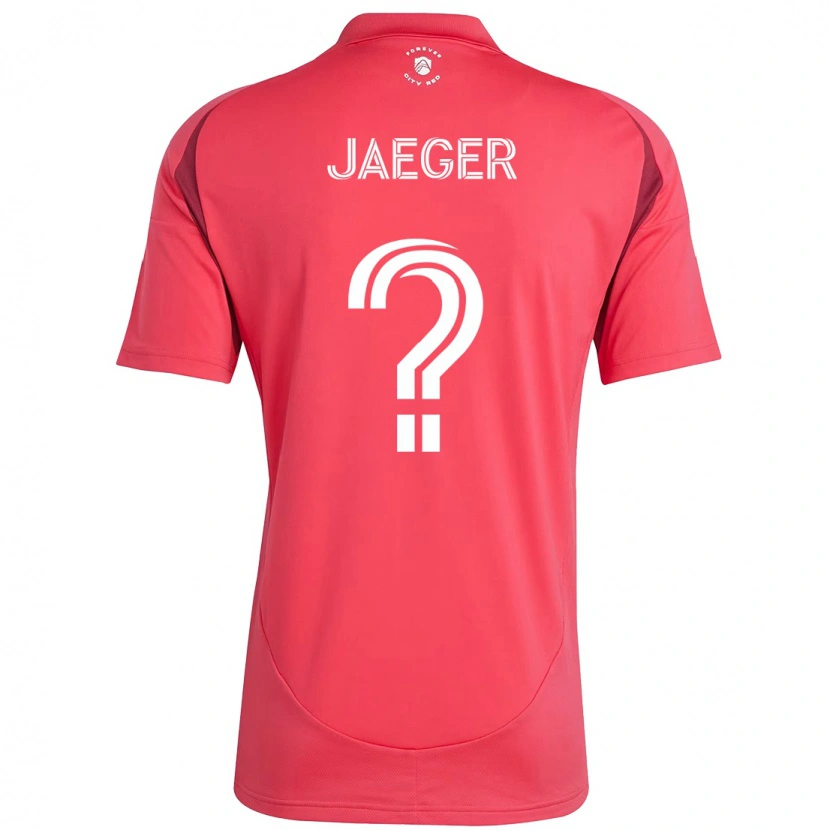 Danxen Enfant Maillot Kai Jaeger #0 Magenta Blanc Tenues Domicile 2025/26 T-Shirt