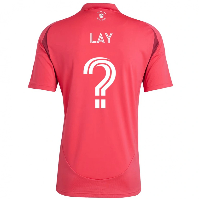 Danxen Enfant Maillot Mikey Lay #0 Magenta Blanc Tenues Domicile 2025/26 T-Shirt
