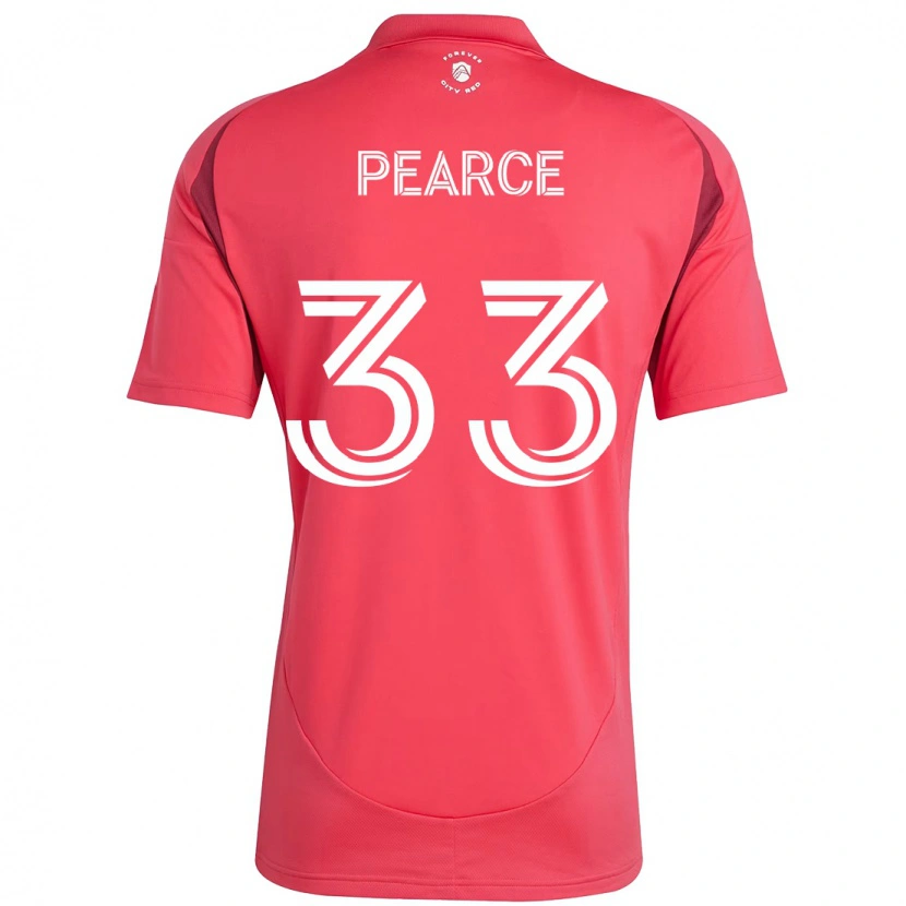 Danxen Enfant Maillot Tyson Pearce #33 Magenta Blanc Tenues Domicile 2025/26 T-Shirt