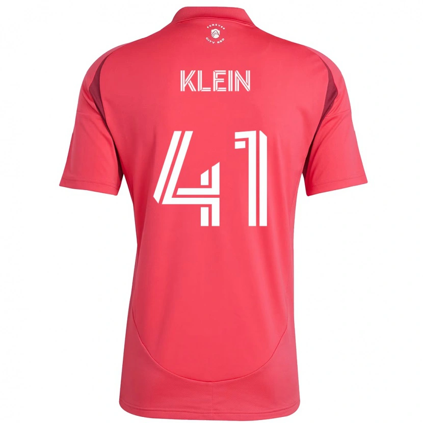 Danxen Enfant Maillot Johnny Klein #41 Magenta Blanc Tenues Domicile 2025/26 T-Shirt