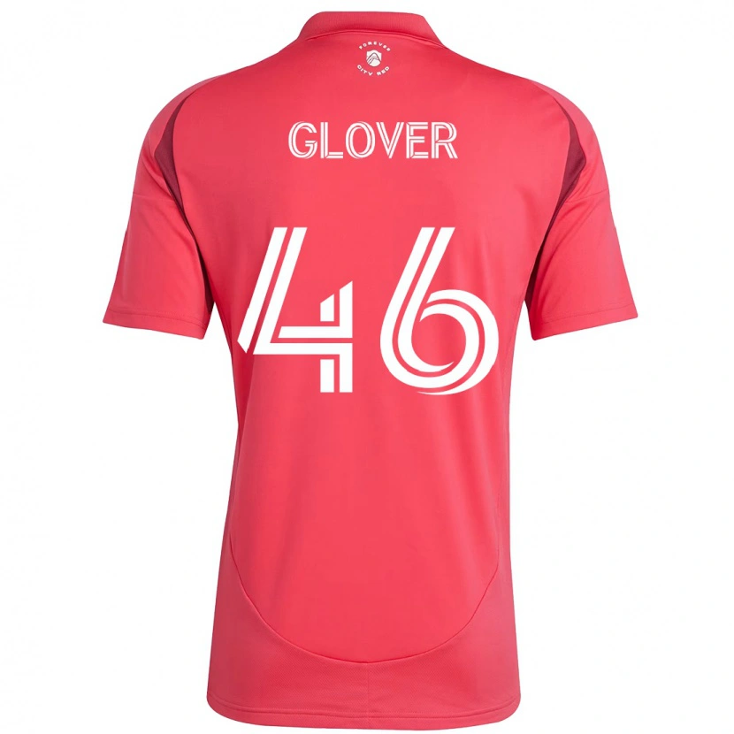 Danxen Enfant Maillot Caden Glover #46 Magenta Blanc Tenues Domicile 2025/26 T-Shirt