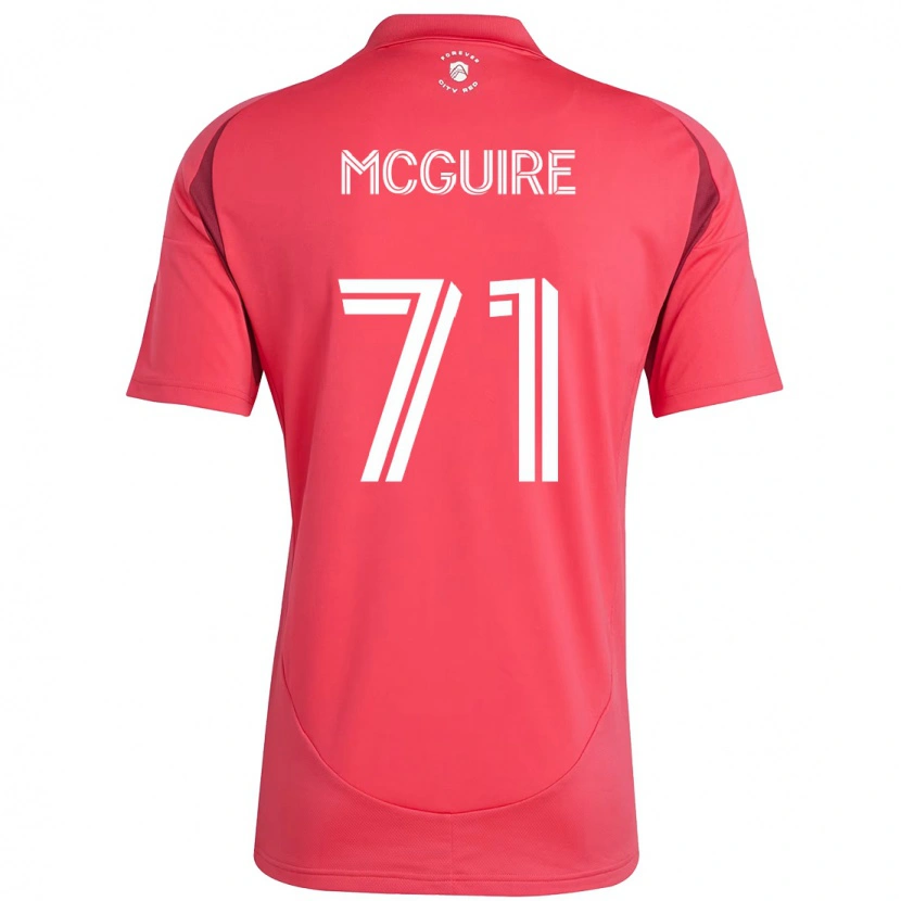 Danxen Enfant Maillot Nolan Mcguire #71 Magenta Blanc Tenues Domicile 2025/26 T-Shirt