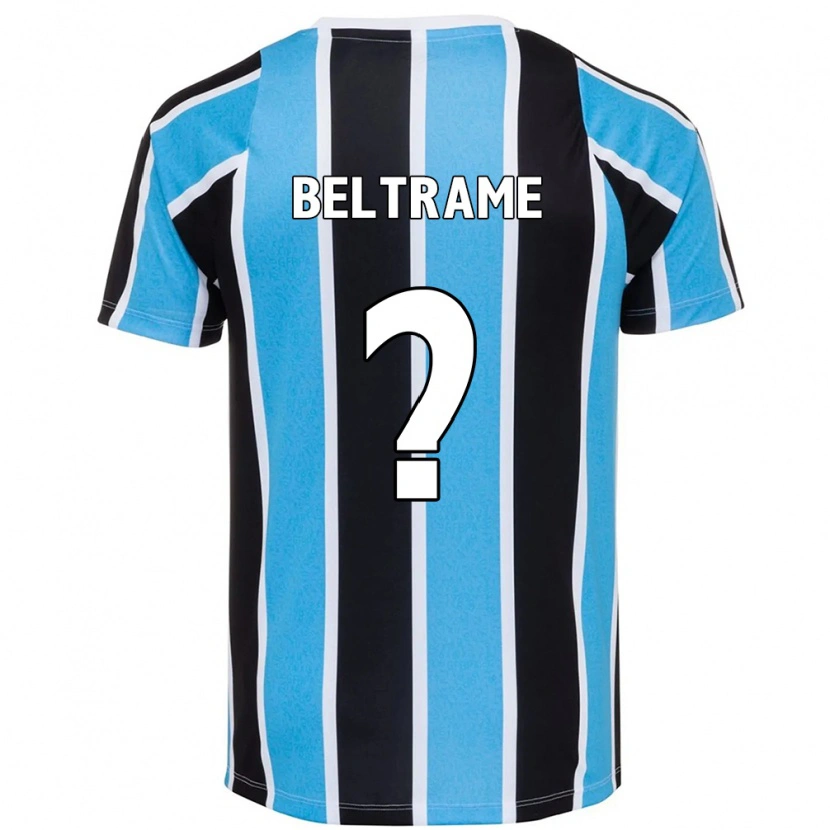 Danxen Enfant Maillot Thiago Beltrame #0 Bleu Noir Blanc Tenues Domicile 2025/26 T-Shirt