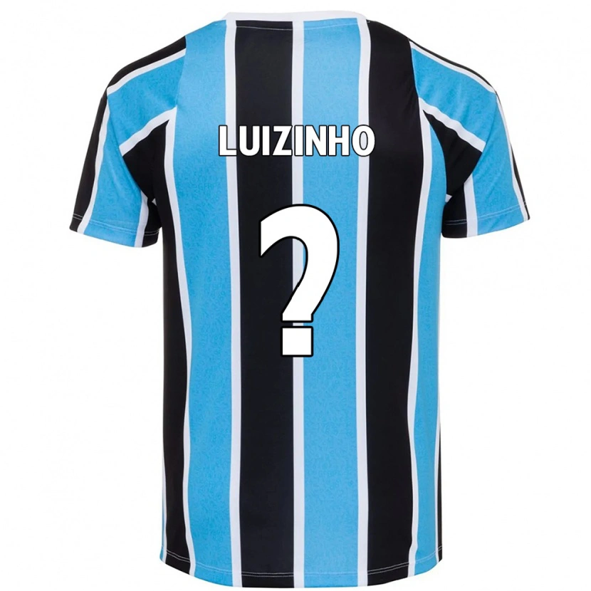 Danxen Enfant Maillot Luizinho #0 Bleu Noir Blanc Tenues Domicile 2025/26 T-Shirt