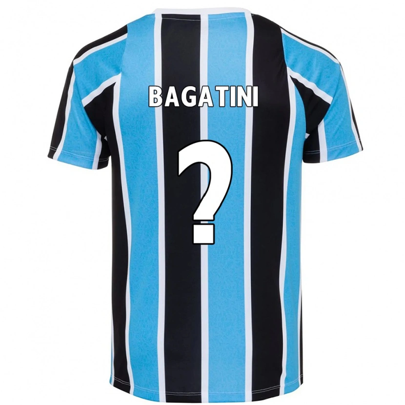 Danxen Enfant Maillot Gustavo Bagatini #0 Bleu Noir Blanc Tenues Domicile 2025/26 T-Shirt