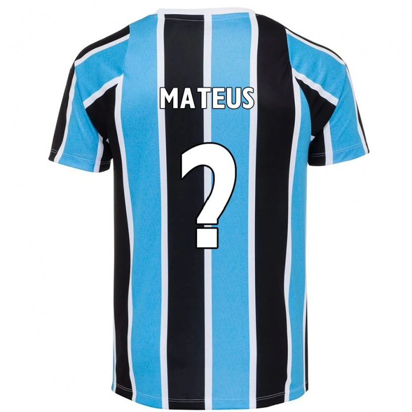 Danxen Enfant Maillot Mateus #0 Blanc Bleu Tenues Domicile 2025/26 T-Shirt