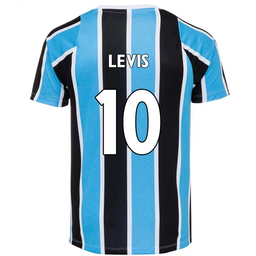 Danxen Enfant Maillot Rafa Levis #10 Bleu Noir Blanc Tenues Domicile 2025/26 T-Shirt
