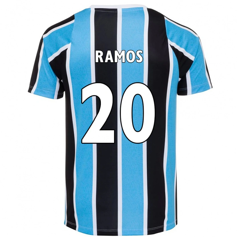 Danxen Enfant Maillot Mónica Ramos #20 Bleu Noir Blanc Tenues Domicile 2025/26 T-Shirt