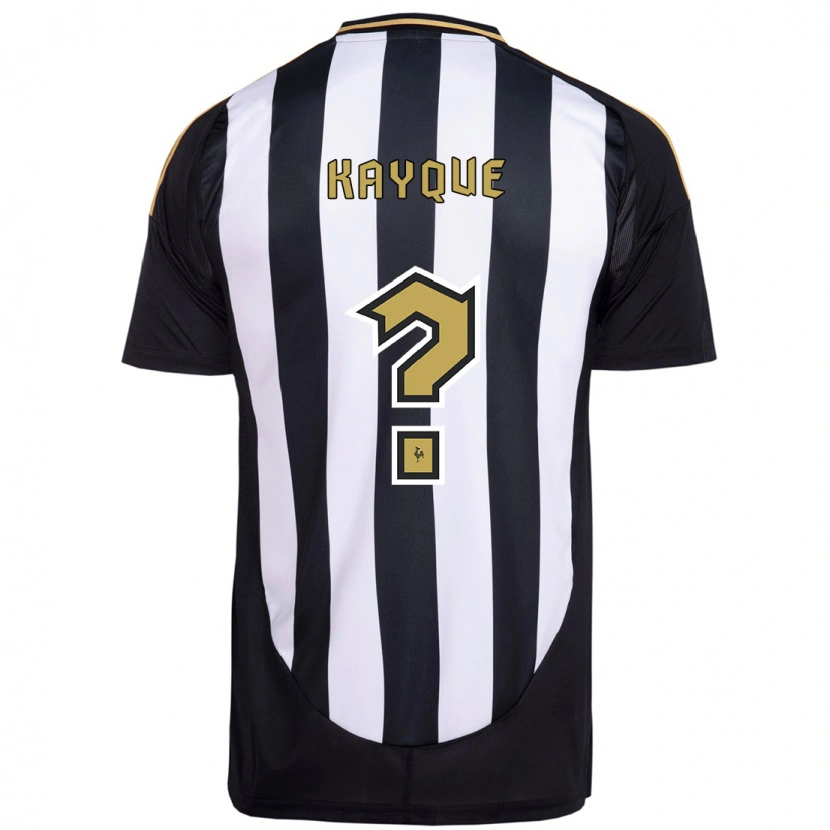 Danxen Enfant Maillot Kayque #0 Blanc Noir Tenues Domicile 2025/26 T-Shirt